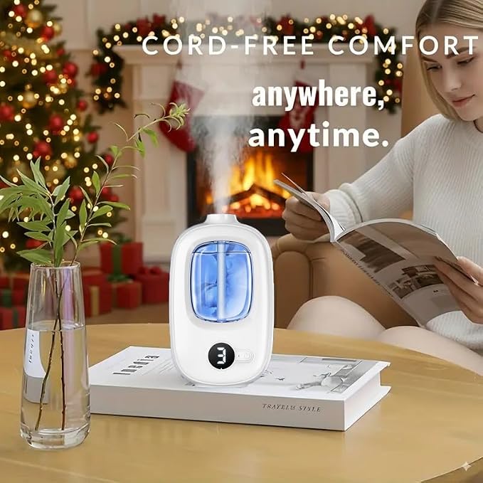 A Aromatherapy Spray Set, Winter humidifier and air freshener Provide Lasting Fragrance for The Home and Effectively Eliminate Odors (Aromatherapy Diffuser +（Lemon） 1pc)
