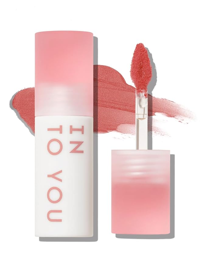 INTO YOU Matte Lipstick, Super Stay Lipstick for Women, Lip Stain Long Lasting Waterproof, Lip Mud Soft Lightweight, Smooth Lip Clay Mousse, Dual-Use For Lips And Cheek, Pink Lipstick (CM04)
