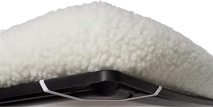 MidWest Homes for Pets QuietTime XXS Dog Bed – White Fleece Bolster, Ultra-Soft and Machine Washable, Fits 18-Inch Crates and Carriers, for Small Dogs and Cats (Pack of 2)