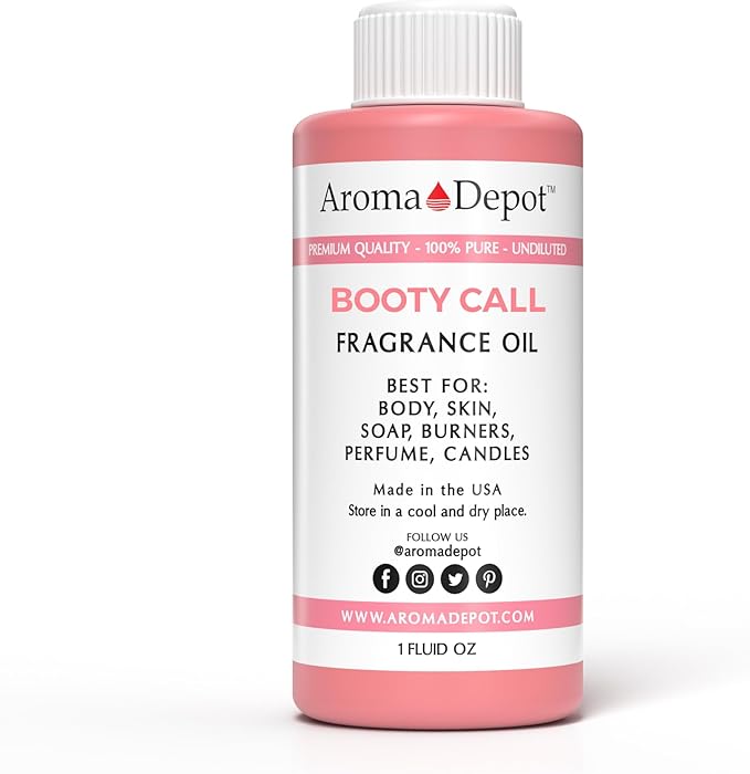 Booty Call Type 1oz. Fragrance Oil I Perfume I Skin Oil I Scented Oil. DIY Projects Such as Candles, Bath Bombs, Body Butters, Creams & Lotions. Few Drops in The Diffuser, Burners, or Warmers.