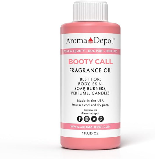 Booty Call Type 1oz. Fragrance Oil I Perfume I Skin Oil I Scented Oil. DIY Projects Such as Candles, Bath Bombs, Body Butters, Creams & Lotions. Few Drops in The Diffuser, Burners, or Warmers.