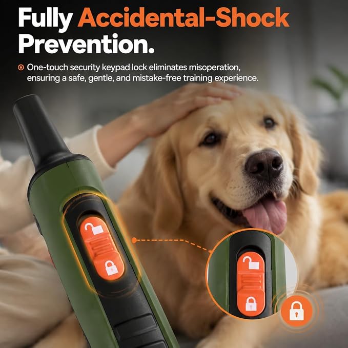 Dog Training Collar with Remote, for Medium Large Dogs, Navy Blue