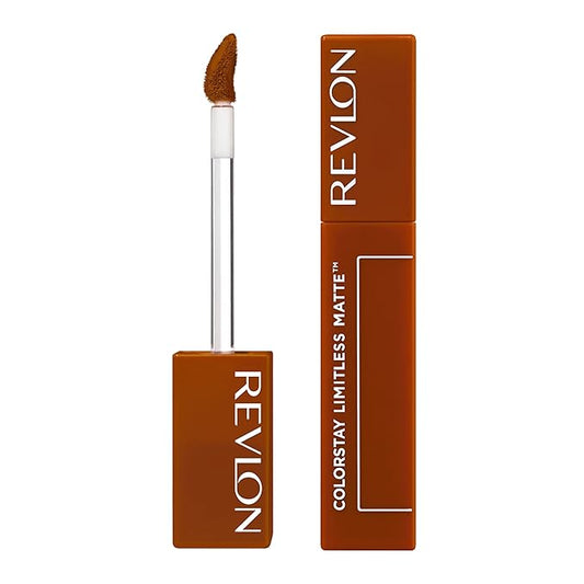 Revlon ColorStay Limitless Matte Liquid Lipstick, Vegan Formula, No-Budge, Longwear Lip Color, Long Lasting, Lightweight/Comfortable, Waterproof, 004 Model Behavior, 0.17 fl oz