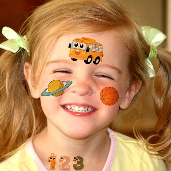 Welcome Back to School Temporary Tattoos for Kids Teacher - 200 Styles Back to School Tattoos for Girls Boys Class School Party Supplies Gifts Decoration