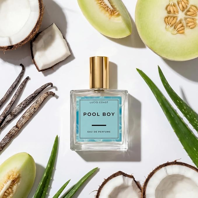 Eau De Parfum Pool Boy - Inspired by VACATION INC. AFTER SUN PERFUME - Classic Aloe Vera Gels, Fresh Tropical Perfume, Unisex Scent of Summer Nights Eau de Toilette, Summer Fragrance