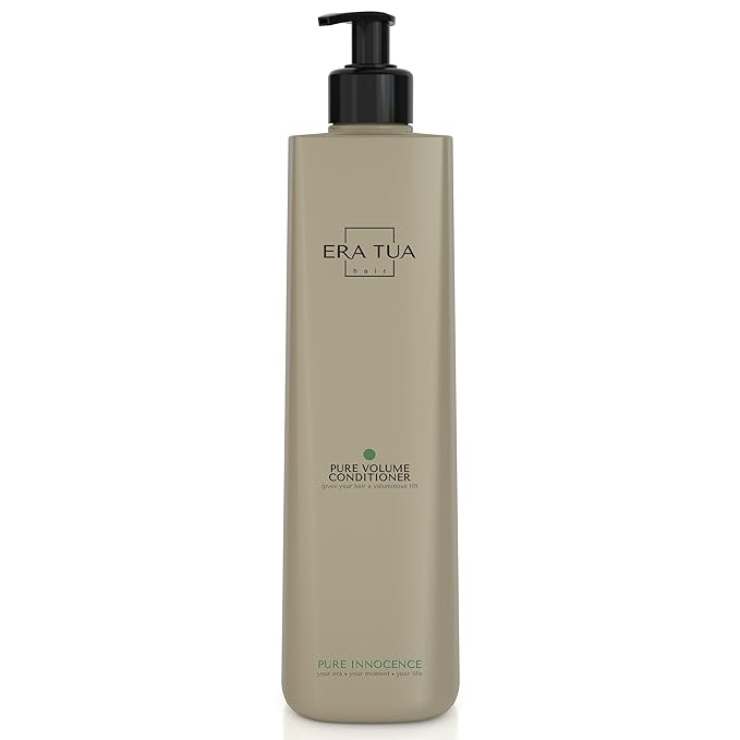 Pure Innocence Volume Conditioner | Dutch Made & Formulated | Boosts Volume for All Hair Types | Floral Scent of White Jasmine, curly hair conditioner Rose Ylang-Ylang & calendula | 750 ml