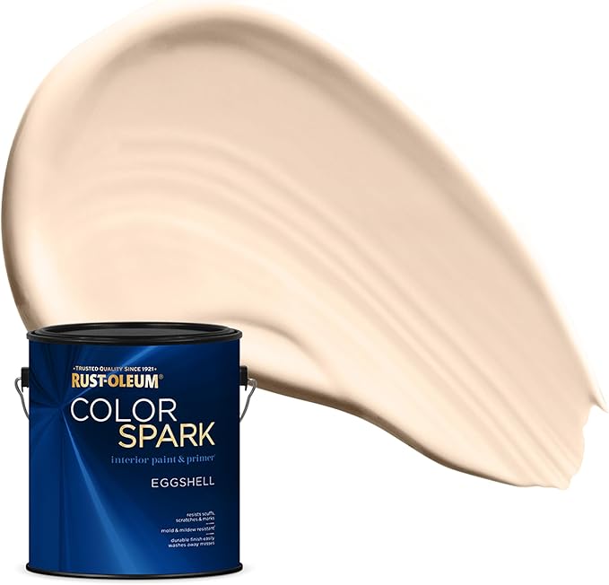 Rust-Oleum Color Spark Interior Paint and Primer in One, Eggshell, Charmed, I'm Sure, 1 Gallon