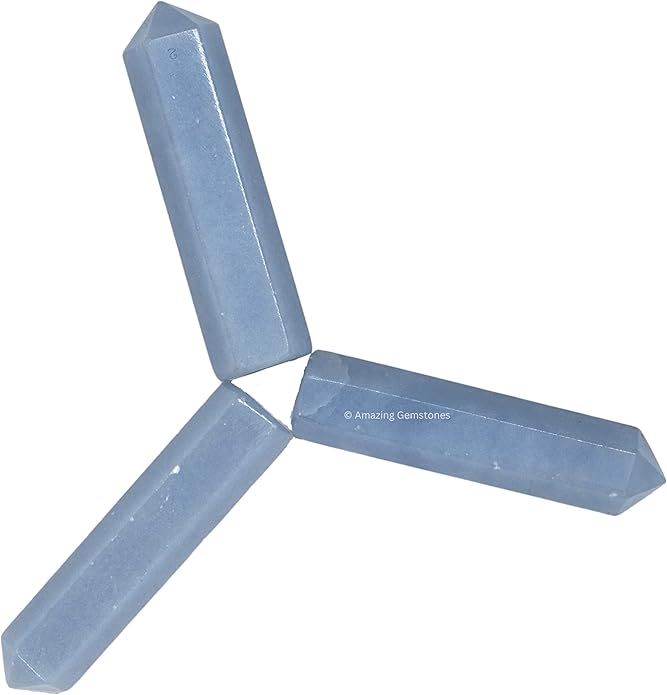 Amazing Gemstone Crystal Points Bulk Healing Crystals & Stones - Premium Single Terminated Healing Wand Point Bulk Crystals for Crafts, Crystal Grid, DIY Work