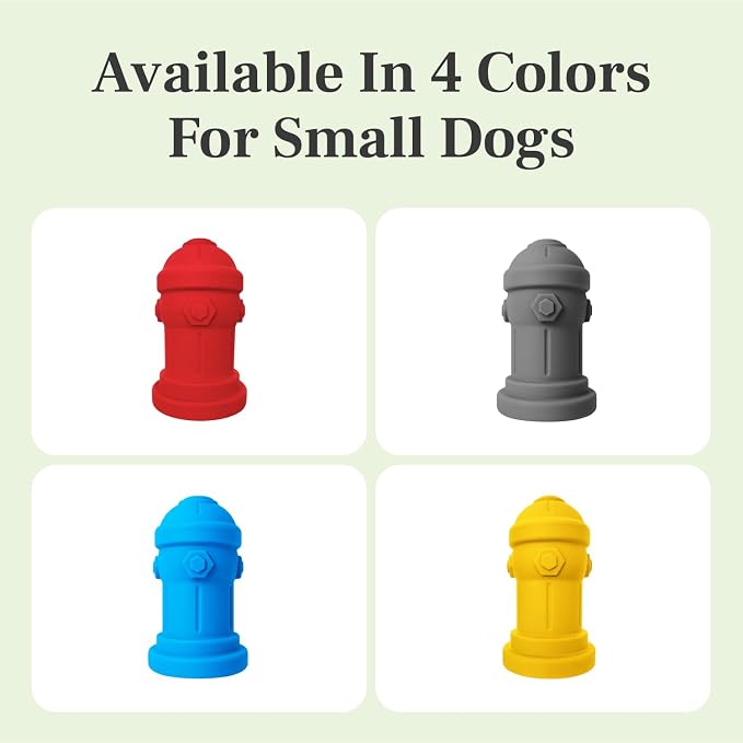 Small Dog Fire Hydrant 4x7 Silicone Soft Potty Training Aid for Small Breeds Under 10lbs Toy Breeds Indoor Outdoor Training Grey