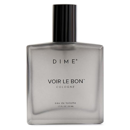 DIME Voir Le Bon Cologne, Clean Men's Cologne with Citrus, Cashmere Woods, and White Amber, 1.7 oz / 50 ml