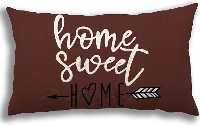 YCOLL Pillow Covers 12x20 Set of 4, Modern Sofa Throw Pillow Cover, Decorative Outdoor Linen Fabric Pillow Case for Couch Bed Car, Coffee