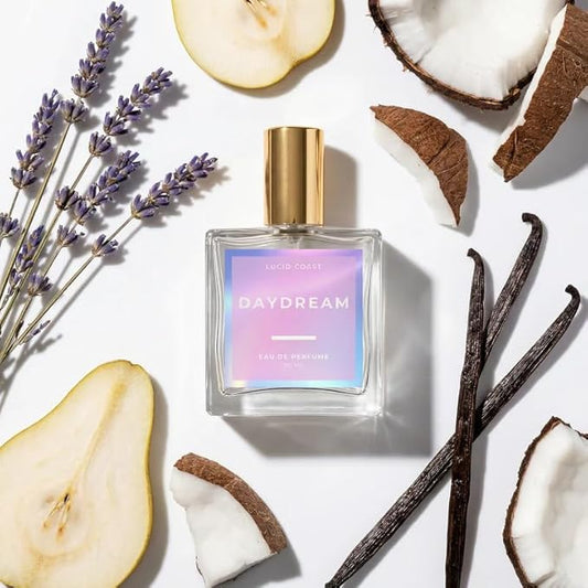 Day Dream Perfume – Inspired by A. Grande's Cloud | Long Lasting Airy & Sweet Eau de Parfum for Women – Notes of Lavender, Pear & Coconut – Clean & Vegan Extait de Perfume for Women