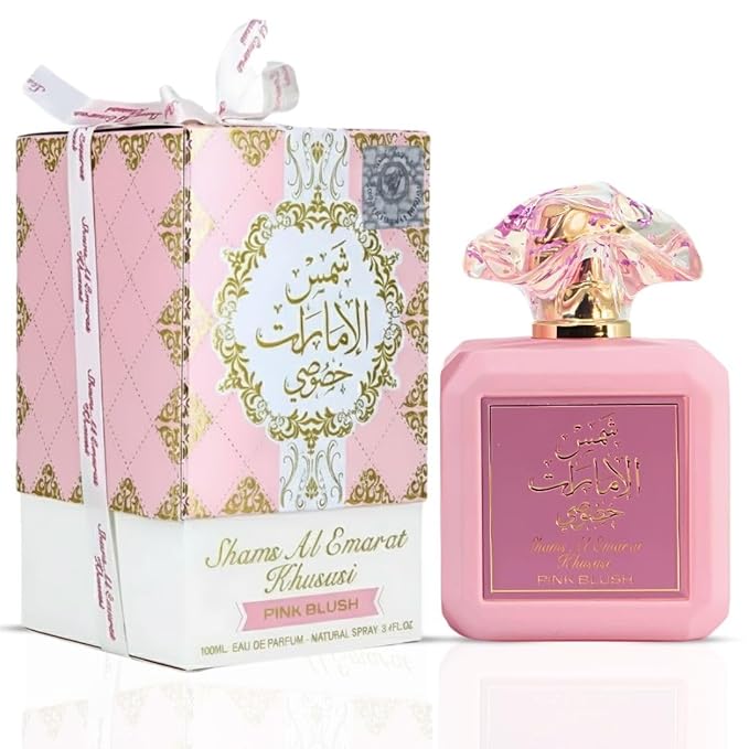 Ard al Zaafaran Pink Blush Shams Al Emarat Khususi Eau de Parfum 100ml & Yara Roll-On 10ml
