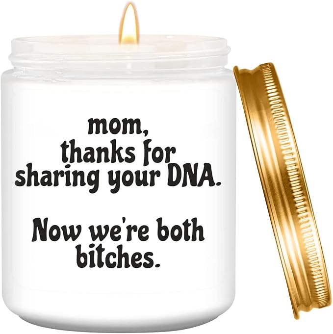 Funny Birthday Gifts for Mom,Mom Gifts from Daughter Son,Unique Mothers Day Thanksgiving Christmas Gift Lavender Scented Candles for Women