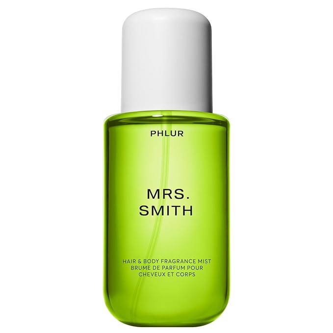 PHLUR Mrs. Smith Body Mist, 8 Fl Oz - Hair and Body Perfume for Women, Juicy Apple & Pear Fruity Floral Body Spray with Watermelon and Musk Nectar Fragrance