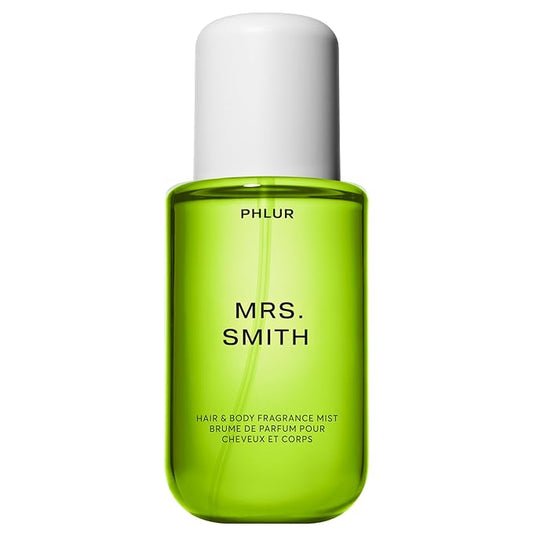 PHLUR Mrs. Smith Body Mist, 8 Fl Oz - Hair and Body Perfume for Women, Juicy Apple & Pear Fruity Floral Body Spray with Watermelon and Musk Nectar Fragrance