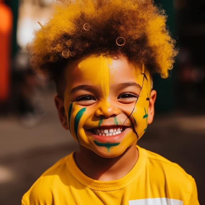 Face and Body Paint Light Yellow (30gm)Non-Toxic High-Quality Paint for Children and Adults Halloween Makeup, Costumes, Festivals