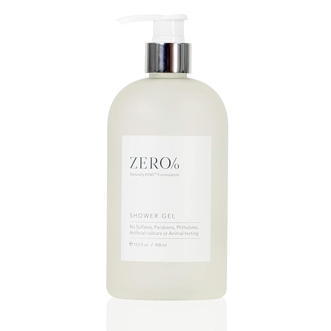 Gilchrist & Soames Zero% Unisex Shower Gel and Body Wash - 15.5oz - Light and fresh, Gently Cleansing, Zero Parabens, Sulfates, and Phthalates