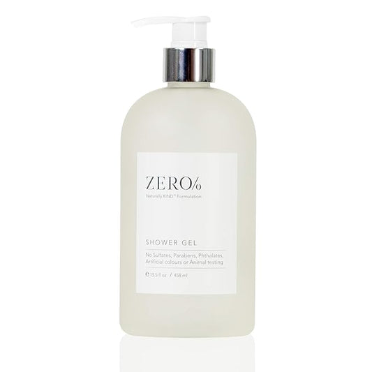 Gilchrist & Soames Zero% Unisex Shower Gel and Body Wash - 15.5oz - Light and fresh, Gently Cleansing, Zero Parabens, Sulfates, and Phthalates