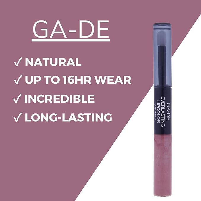GA-DE Everlasting Lip Color, 93 - Full Coverage, Non-Oily, Moisturizing, Long Lasting Lipstick - Dries Quickly into Ultra-Thin Film - 0.28 oz