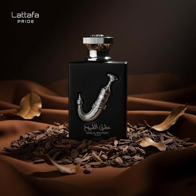 Lattafa Perfumes Ishq Al Shuyukh Silver for Unisex Eau de Parfum Spray, 3.4 Ounce