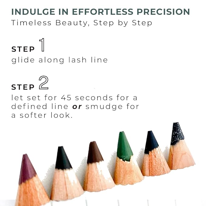 Honeybee Gardens Effortless Eye Liner Pencil in Passion - Plum Purple Eyeliner, Rich Pigment, Smooth Long-Wearing Color, Vegan & Gluten-Free