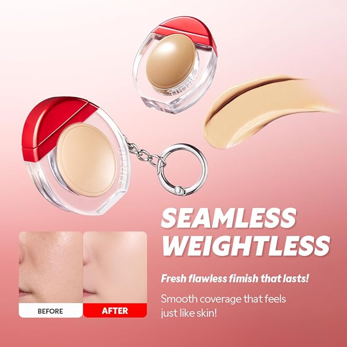 [*Mini Size*] TIRTIR Mask Fit Red Foundation | 72H Lasting Skin-Fit Korean Makeup with Skin-fit Satin Finish & Wide Shade Range, #21C Cool Ivory, 0.34oz