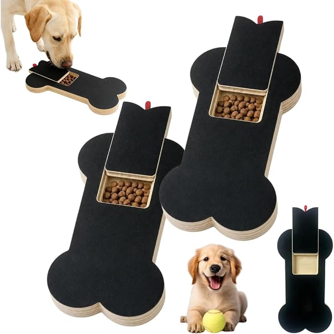 New Dog Nail Scratch Board Scratch pad Treat Dispenser for Dogs，2-pcs