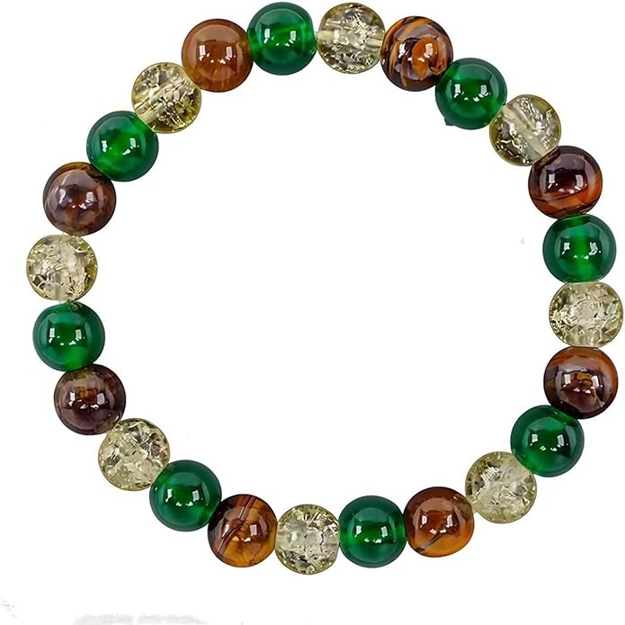 Evil Eye with Hematite Black Obsidian Tiger Eye Stone Triple Protection Bracelets for Men Women, Crystal Healing Stone Bracelet Bring Luck Prosperity and Happiness Jewelry
