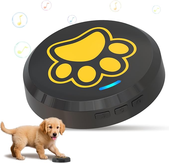 ChunHee Dog Bells to Go Outside, Touch Activated Dog Door Bell for Potty Training, Dog Bell for Door with 36 Built-in Sounds & Voice Commands, 5 Adjustable Volume Levels, Puppy Training Bell for Dogs