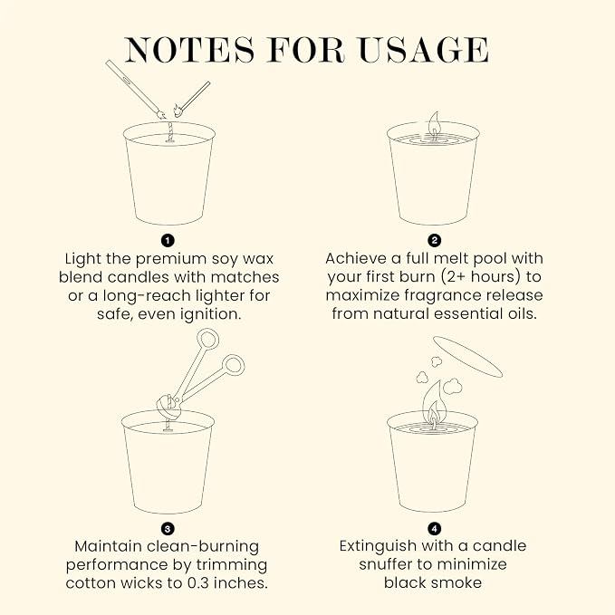 M&SENSE Natural Soy Candle| Oud Wood | 8.82 oz, 50H Burn | Spring Scented Candles for Relaxation,Meditation, Home Décor | for Bedroom, Office, Party Medium