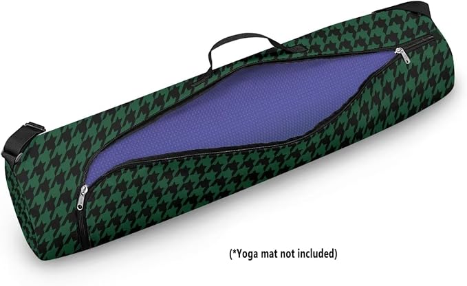 Yoga Mat Bag with Adjustable Shoulder Strap and Handle Zipper, 30in Wide x 6.3in Diameter for Yoga Mat Storage