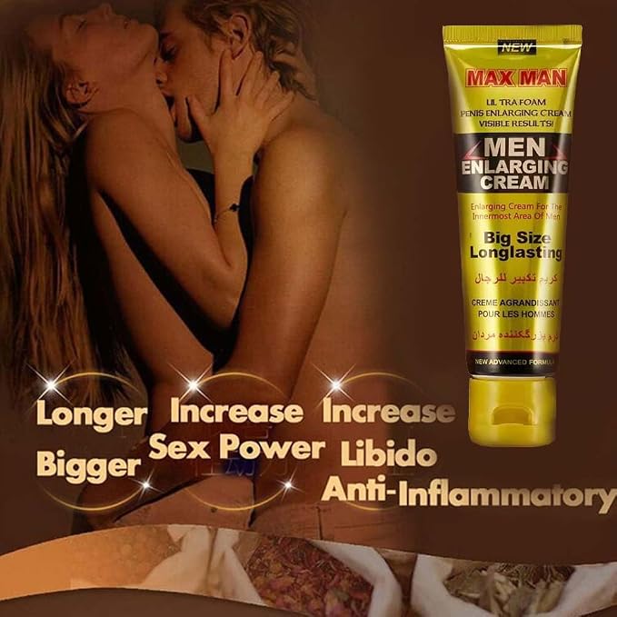 Massage Essential Cream for Enhancing Sexual Desire-Men Massage Oil for Sex -Sexual Enhancement Erection Cream Penisgrowth Oil Longer Thicker Penis Energy