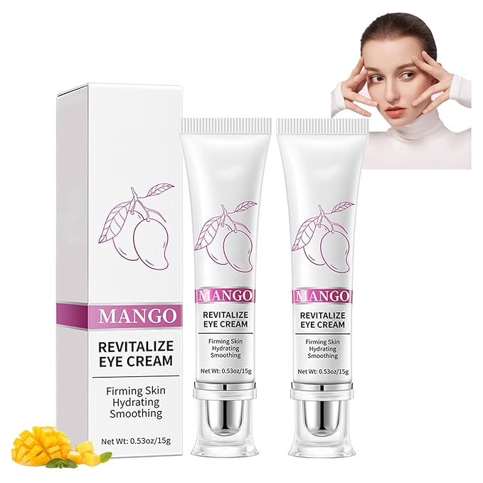 Eyelift Serum - Mango Revitalize Eye Cream, Eyelift Serum Mango Revitalize Eye Care Cream, Removes 99% Of Eye Bags & Dark Circles Mango Revitalize Firming Eye Cream (2 Pcs)