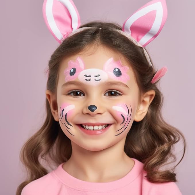 Face and Body Paint Pink(30gm)Non-Toxic High-Quality Paint for Children and Adults Halloween Makeup, Costumes, Festivals