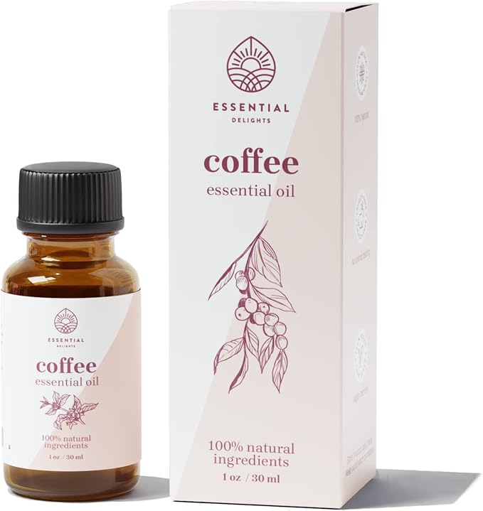 Coffee Essential Oil - Premium Grade 100% Undiluted Essential Oil | for Aromatherapy, Soaps, Lotions, & Candles | Vegan & Cruelty Free (1 Fl Oz)
