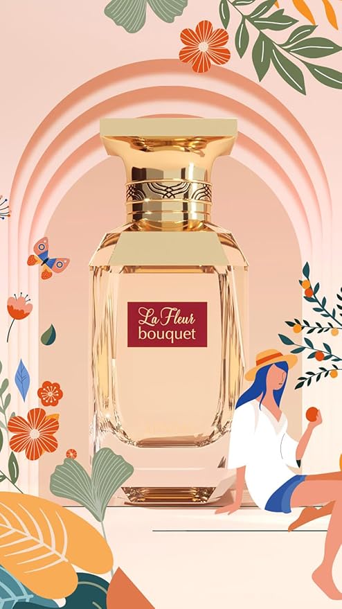 Afnan La Fleur Bouquet Eau De Parfum for Women, 2.7 Fl. Oz