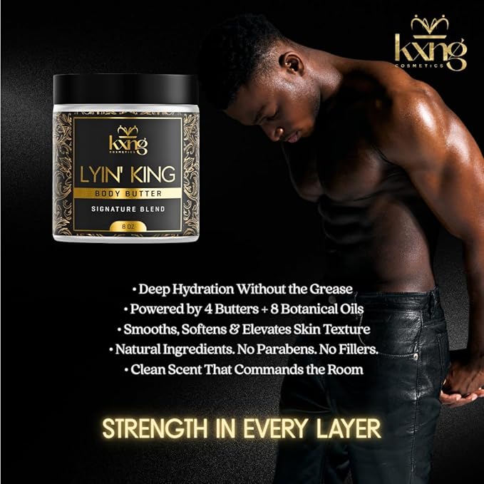 KXNG Whipped Shea Body Butter, Deep Hydration Body Cream for Women, Smooth, Non-Greasy Moisturizer for Radiant Skin, Cruelty-Free