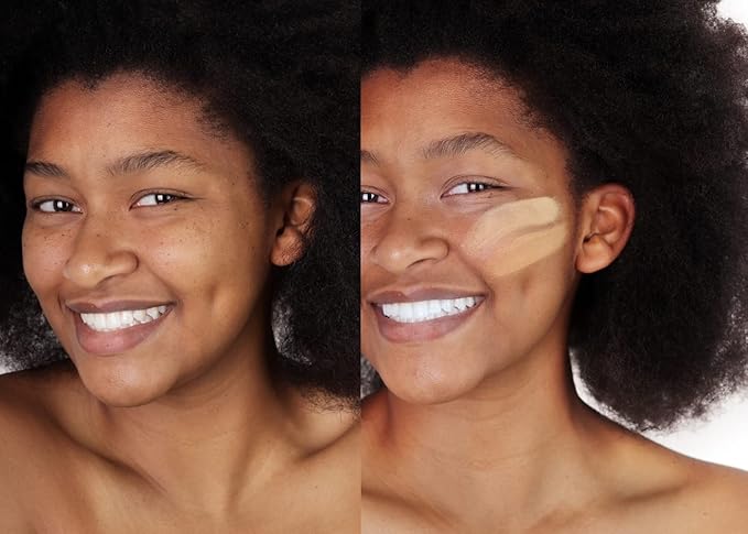 The Good Mineral Loves-You-Back 3in1 Mineral Powder Foundation (CARAMEL 3) | Designed for acne-prone, sensitive skin for Natural Coverage with calming Zinc Oxide + Kaolin Clay | Vegan + Cruelty Free