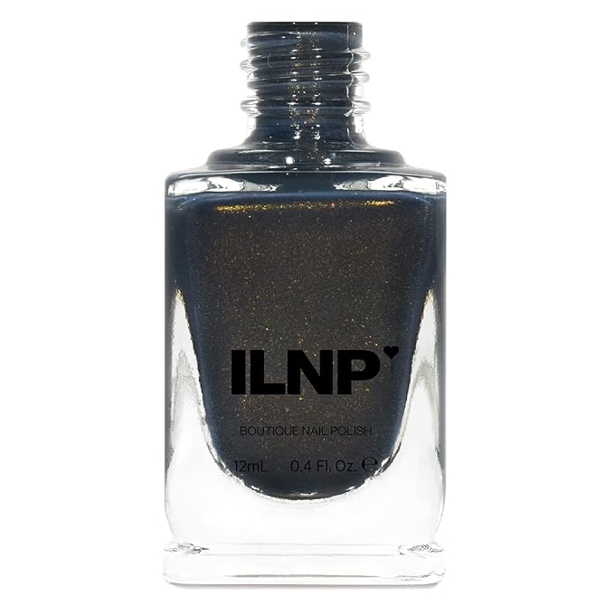 ILNP The Boulevard - Slate Grey Shimmer Nail Polish