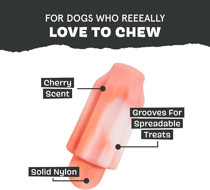 BarkBox Cherry Blasto Pop Dog Toy - for Small Dogs