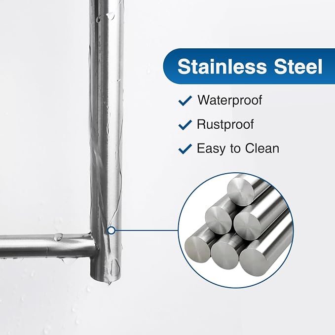 Paper Towel Holder,Self-Adhesive or Drilling， Brushed Nickel, 1 Pack | SUS304 Stainless Steel,Kitchen Roll Dispenser Under Cabinet，Wall Mounted Rack