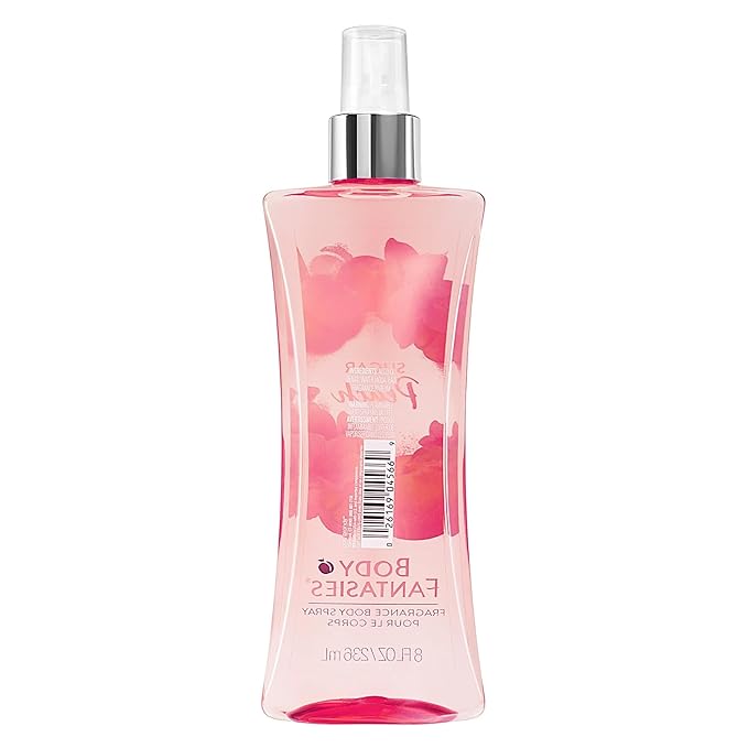 Body Fantasies Signature Fragrance Body Spray, Sugar Peach, 8 fl oz