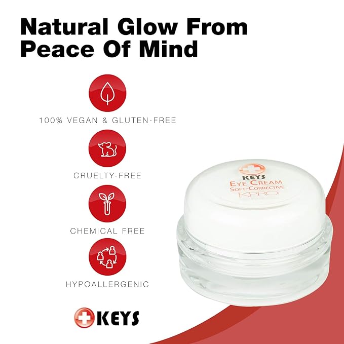 Keys Care KPRO Illuminating Tinted Eye Cream with OptiFX Adaptive Color Technology | Moisturize, Smooth, and Fill Undereye | 100% All-Natural & Hypoallergenic (0.5 oz)