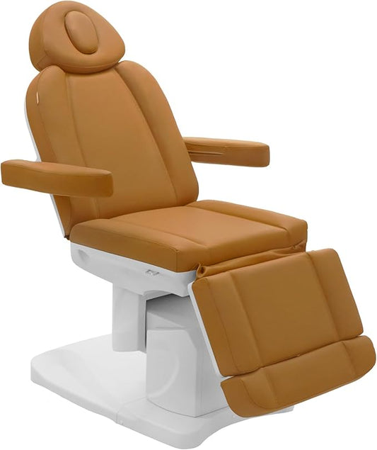 SKINACT Bellage Electric Treatment Table (Chair) 4 Electric Adjustable Motors (Camel)