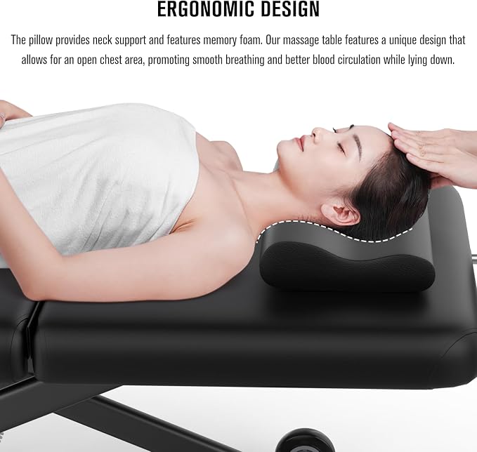Olela 2 Motor Electric Massage Table, Heavy Duty Massage Table with Electric Backrest & Electric Lift, 31.2" Wide Professional Esthetician Bed for Spa, Beauty, Treatment, Metal Frame, Pu Leather