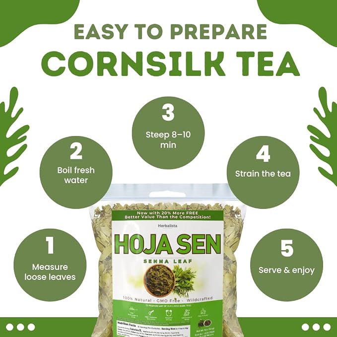 Herbalista - Viral 5oz (141g) Hoja Sen (Senna Leaf) Herbal Tea - Premium Hoja Entera Senna de Calidad | 100% All-Natural Loose Leaf| Non-GMO Mexican Herbal Tea Wildcrafted.