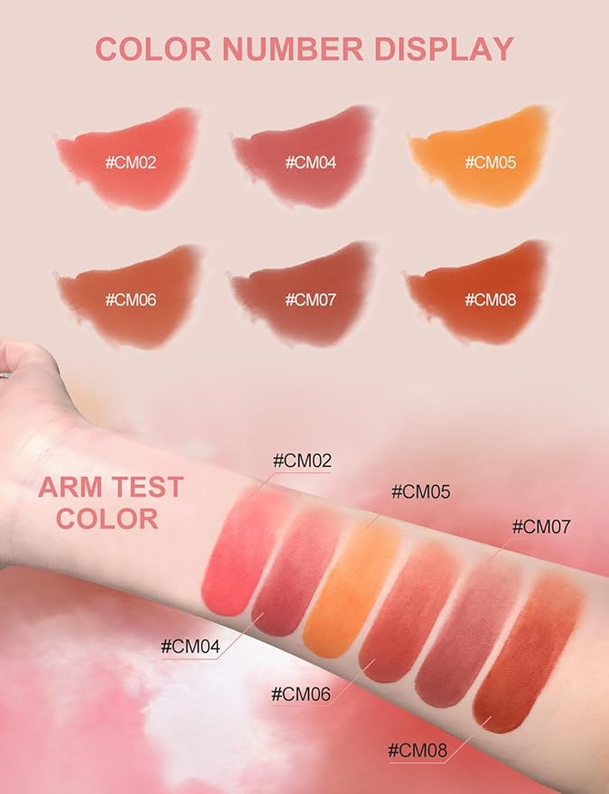INTO YOU Matte Lipstick (CM07), Long Lasting, Moisturizing, Cloudy Lip Mud, Lipstick for Women