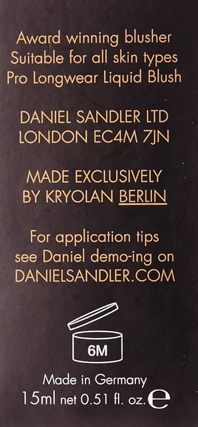 Daniel Sandler WATERCOLOUR LIQUID ILLUMINATOR 'GOLDEN GLOW' 15ml – Liquid Shimmer Makeup, Highlighter – Oil-Free, Lightweight, Buildable & Long-Lasting for Cheeks, Lips