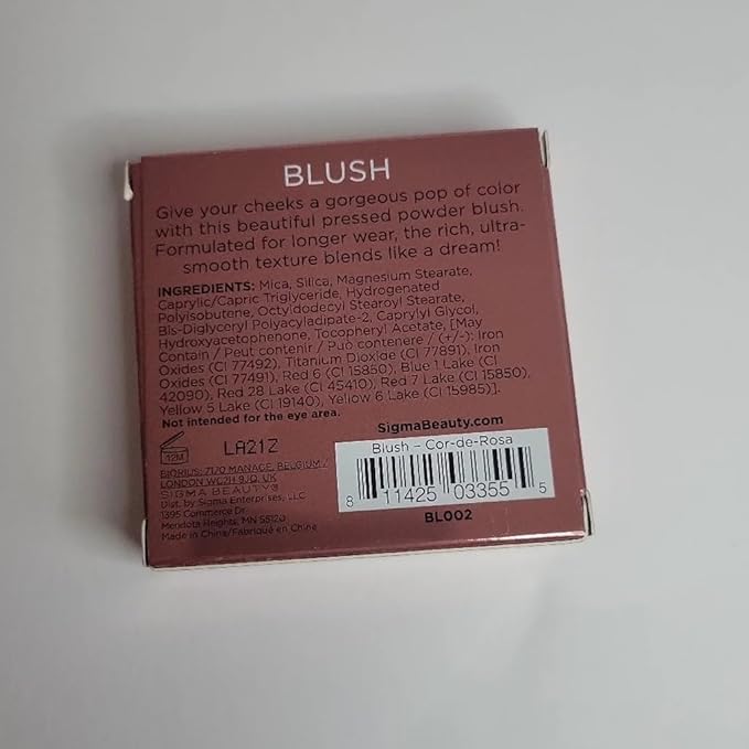 Sigma Beauty Flushed Neutral Matte Blush Palette - Long Lasting Blush Pressed Powder - Gluten Free, Cruelty Free, Vegan Makeup Palette - Cor-de-Rosa